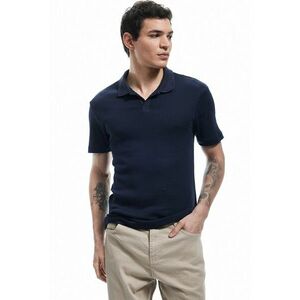 Tricou polo slim-fit din bumbac imagine