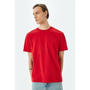 Tricou uni cu decolteu la baza gatului imagine