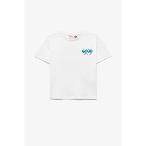 Tricou cu decolteu la baza gatului si imprimeu Paw Patrol imagine