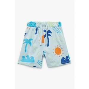 Pantaloni scurti de bumbac cu model grafic imagine