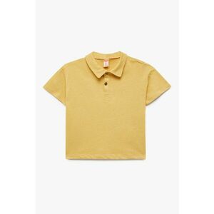 Tricou polo uni de bumbac imagine