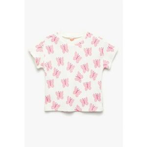 Tricou cu model cu fluturi imagine