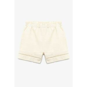 Pantaloni scurti de bumbac cu banda elastica in talie imagine