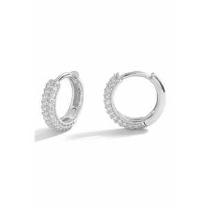 Cercei din argint 925 decorati cu zirconia imagine