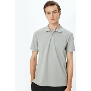 Tricou polo slim-fit din bumbac imagine