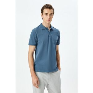 Tricou polo slim-fit din bumbac imagine