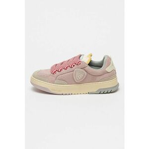 Pantofi sport de piele intoarsa cu sireturi imagine