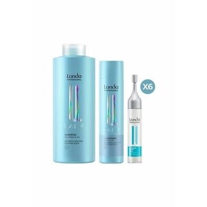 Set Calm - Sampon 1000ml - Balsam 250ml - Ser 6x9ml - pentru scalp sensibil - normal imagine