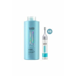 Set Calm - Sampon 1000ml + Ser 6x9ml - pentru scalp sensibil - calmare iritatii - normal imagine