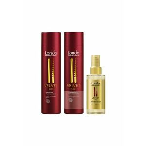 Set Sampon si Balsam Velvet Oil 250ml + Ulei Argan 100ml - pentru par normal - revitalizare - hidratare imagine