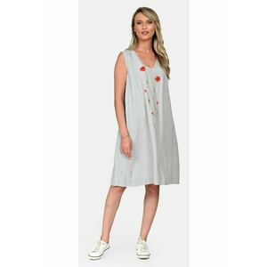 Rochie midi cu decolteu in V V341 imagine