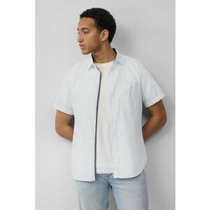 Camasa cu maneca scurta barbati - croiala Slim Fit si design cu un singur buzunar imagine