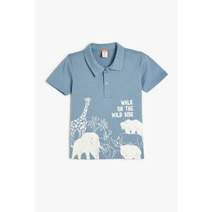 Tricou polo cu model animale imagine