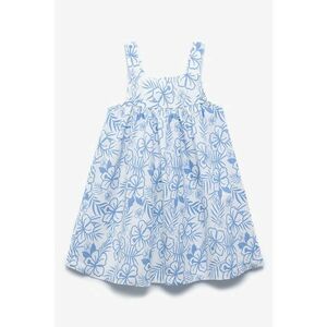 Rochie lejera cu bretele si model floral imagine