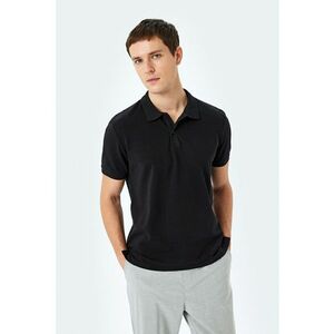 Tricou polo slim-fit din bumbac imagine