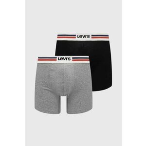 Levi's boxeri 2-pack barbati, culoarea negru imagine