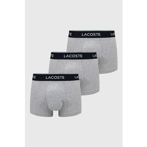 Lasoste boxeri (3-pack) bărbați, culoarea gri 5H3389-NUA imagine