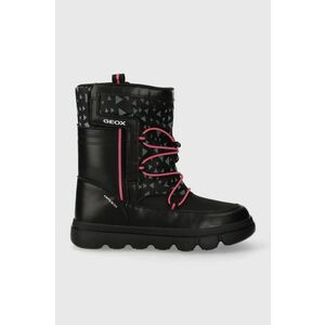 Geox cizme de iarna copii WILLABOOM culoarea negru imagine