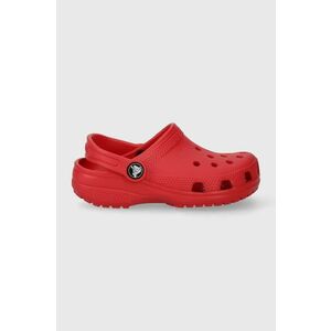 Crocs slapi copii culoarea rosu imagine