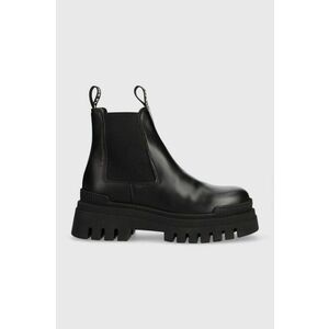 Ice Play ghete chelsea de piele AIRES femei, culoarea negru, cu platforma, AIRES005W CL1 imagine