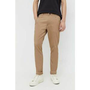 G-Star pantaloni bărbați, culoarea verde, mulata imagine