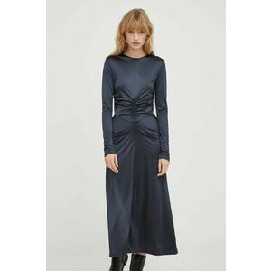 Day Birger et Mikkelsen rochie culoarea negru, maxi, evazată imagine