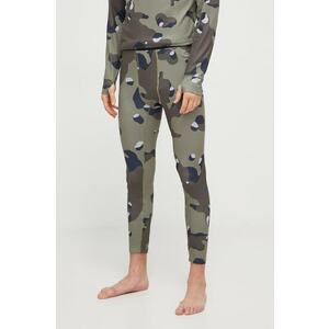 Burton pantaloni funcționali Midweight culoarea verde imagine