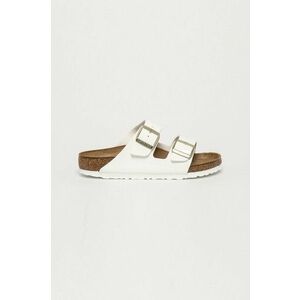 Birkenstock Papuci femei, culoarea alb imagine