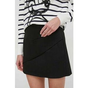 Desigual fusta culoarea negru, mini, evazati imagine