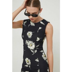 Desigual rochie culoarea negru, mini, mulată imagine