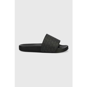 Michael Kors papuci Jake barbati, culoarea negru imagine