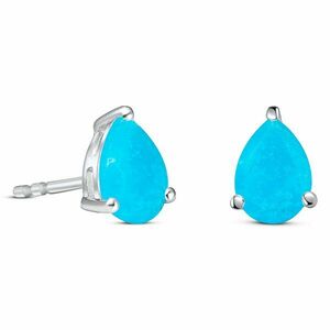 Cercei din argint Silver Turquoise Drop imagine