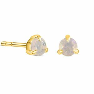 Cercei din argint Golden Opal Stud imagine