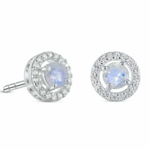 Cercei din argint Silver Starlit Moonstone imagine