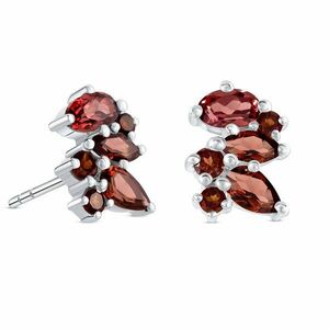 Cercei din argint Silver Mystic Garnet imagine