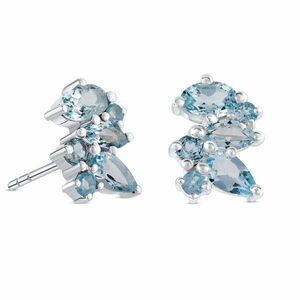 Cercei din argint Silver Mystic Blue Topaz imagine