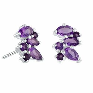 Cercei din argint Silver Mystic Amethyst imagine