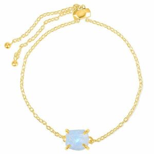 Bratara din argint Golden Piece of Moonstone imagine