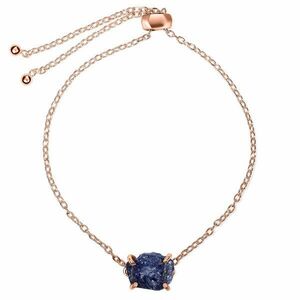 Bratara din argint Rose Gold Piece of Tanzanite imagine