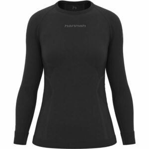 Hannah ACTIVE TS L/S W Tricou funcțional damă, negru, mărime imagine