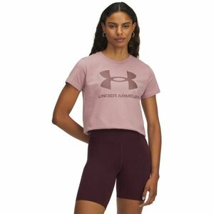 Under Armour LIVE SPORTSTYLE GRAPHIC SS Tricou damă, roz, mărime L imagine