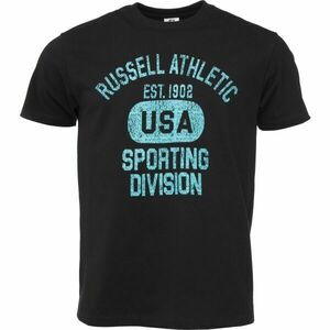Russell Athletic USA M Tricou pentru bărbați, negru, mărime imagine