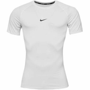 Nike M NP DF TIGHT TOP SS Tricou de antrenament pentru bărbați, alb, mărime imagine