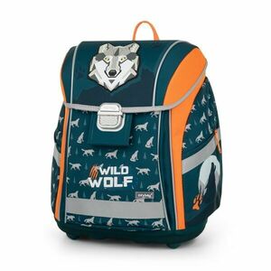 Oxybag WOLF Rucsac școlar, verde închis, mărime imagine