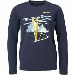Head SION Tricou cu mânecă lungă copii, albastru închis, mărime 164-170 imagine