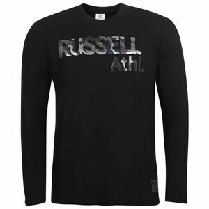 Russell Athletic LONG SLEEVE TEE SHIRT Tricou bărbați, negru, mărime imagine