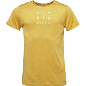 Devold ACTIVE "1853" TEE Tricou bărbați, galben, mărime imagine
