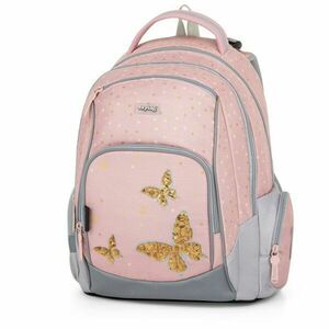 Oxybag BUTTERFLY Rucsac școlar, roz, mărime imagine