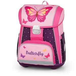 Oxybag BUTTERFLY Ghiozdan școlar, roz, mărime imagine