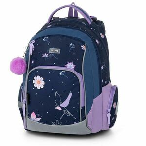 Oxybag GO FLOWERS Rucsac anatomic, albastru închis, mărime imagine